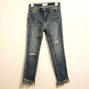Free People | Great Heights Frayed Skinny Jeans